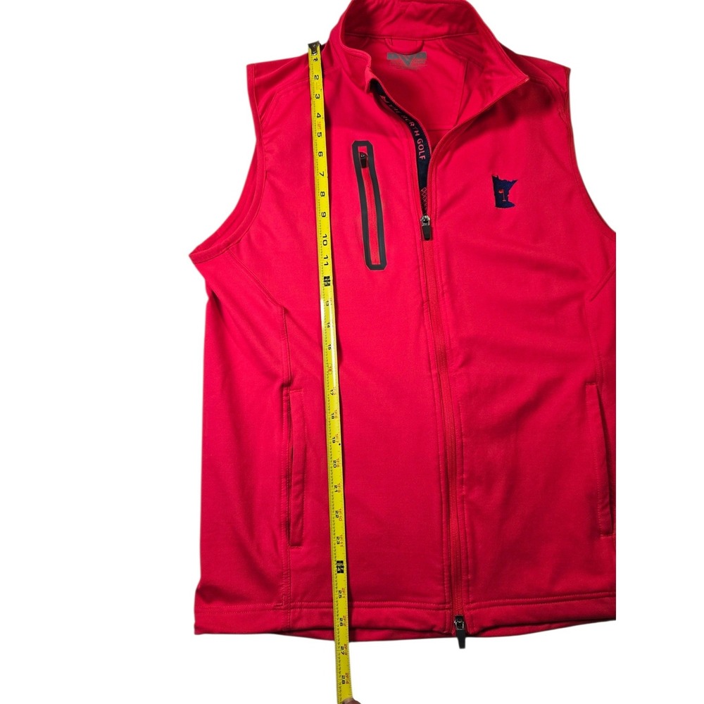 Levelwear The North Golf Red Vest Size M - Picture 4 of 5